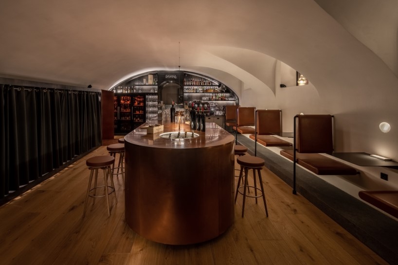 yod group rethought a historical building in central kyiv by creating there a restaurant with a copper bridge 1