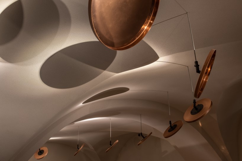 yod group rethought a historical building in central kyiv by creating there a restaurant with a copper bridge 10