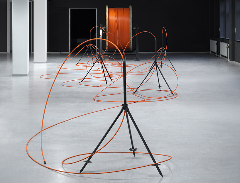 jeroen van loon prints the entire gutenberg bible onto fiber optic cable designboom