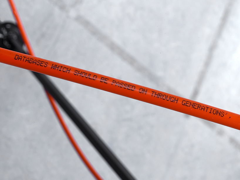 jeroen van loon prints the entire gutenberg bible onto fiber optic cable designboom