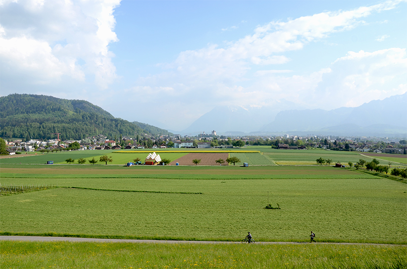 antonio scarponi's jungfrau pavilion in switzerland references the mountain panorama - 10