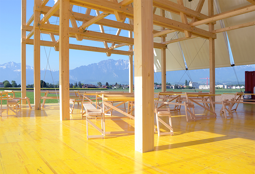 antonio scarponi's jungfrau pavilion in switzerland references the mountain panorama - 5