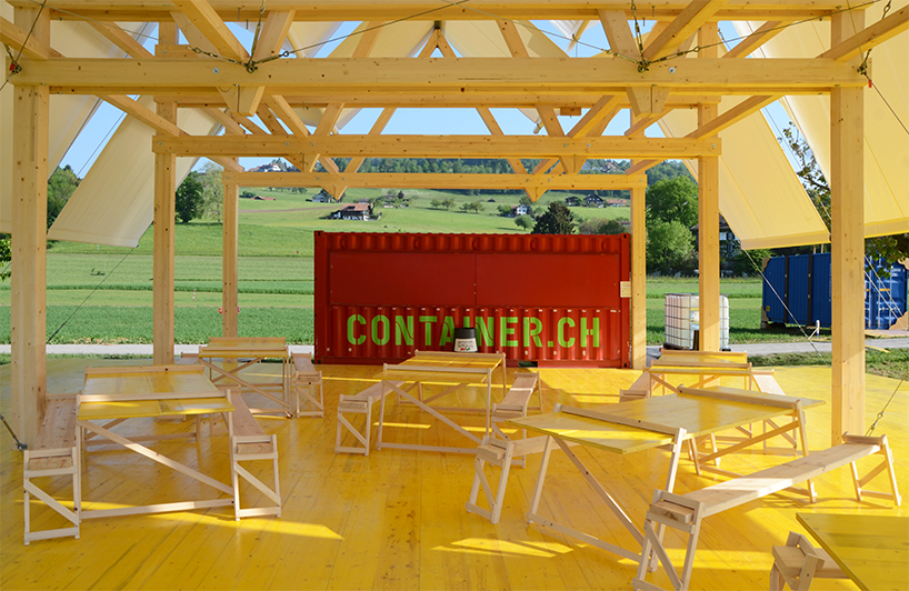antonio scarponi's jungfrau pavilion in switzerland references the mountain panorama - 3