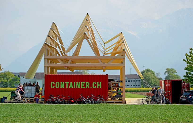 antonio scarponi's jungfrau pavilion in switzerland references the mountain panorama - 8