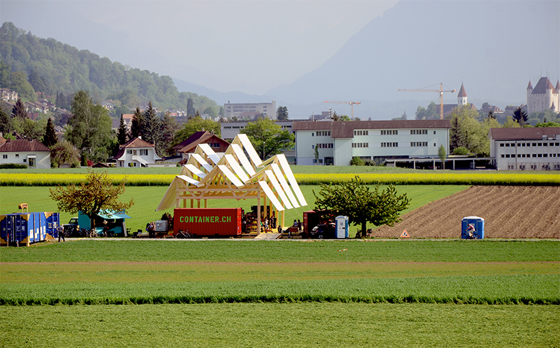 antonio scarponi's jungfrau pavilion in switzerland references the mountain panorama - 9