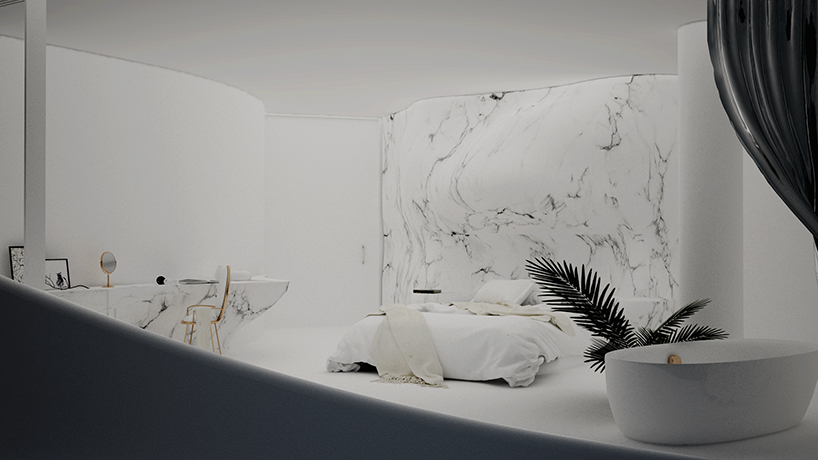 organic curves define 314 architecture studio's proposed house on the greek coast designboom