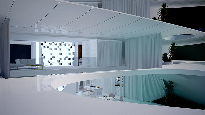 seashell-like reflective volumes complete residential proposal in athens by 314 architecture studio