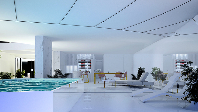 seashell-like reflective volumes complete residential proposal in athens by 314 architecture studio