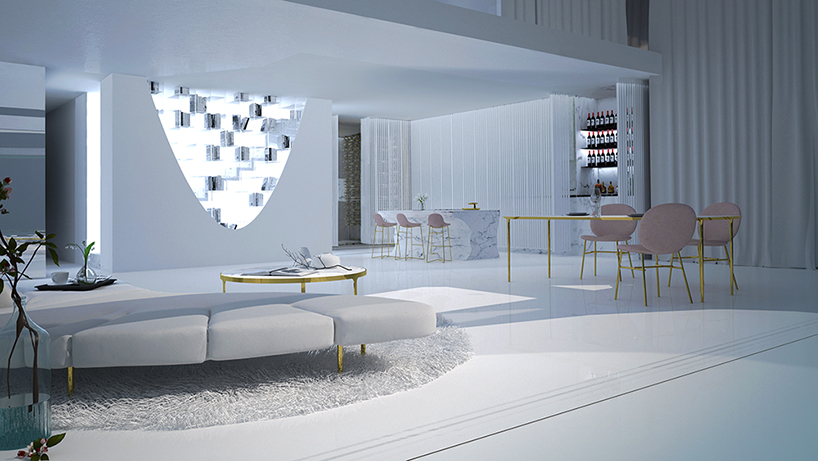 seashell-like reflective volumes complete residential proposal in athens by 314 architecture studio