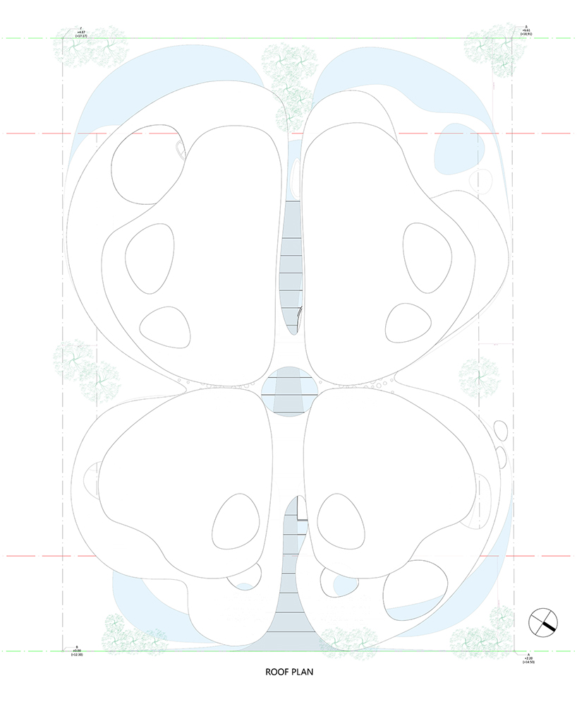 314 architecture studio integrates a butterfly into the athenian suburban landscape 12