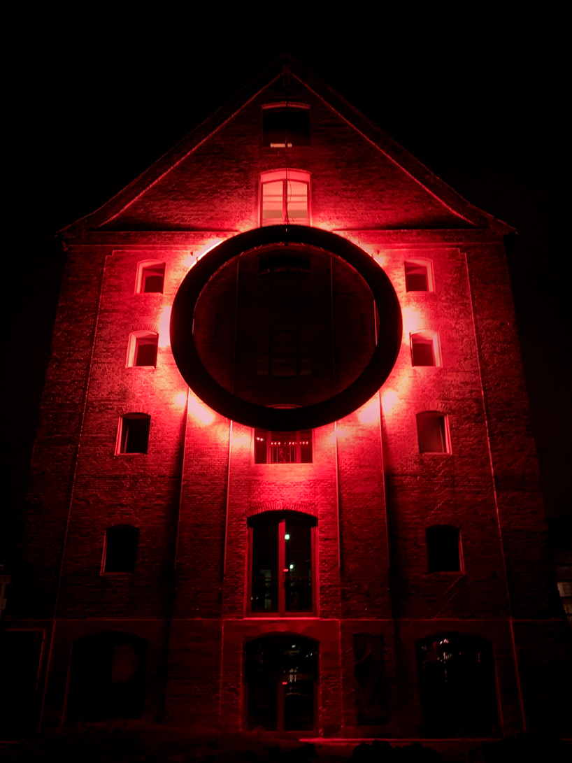kollision reclaims the name 'CORONA' with an interactive light installation designboom