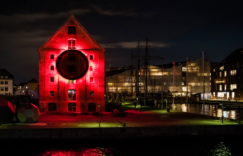 kollision reclaims the name 'CORONA' with an interactive light installation designboom