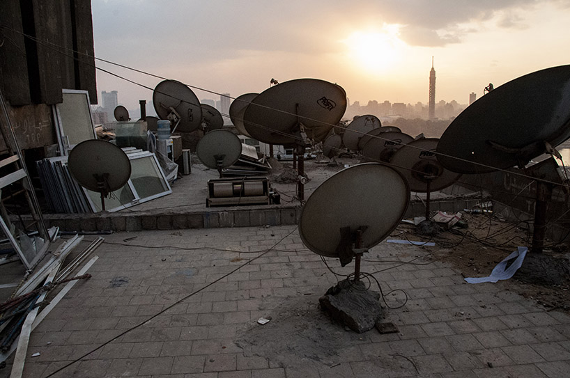 satellite dishes in north african cities, photographed by manuel alvarez diestro designboom