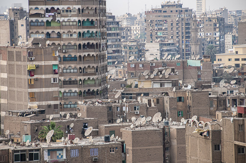 satellite dishes in north african cities, photographed by manuel alvarez diestro designboom
