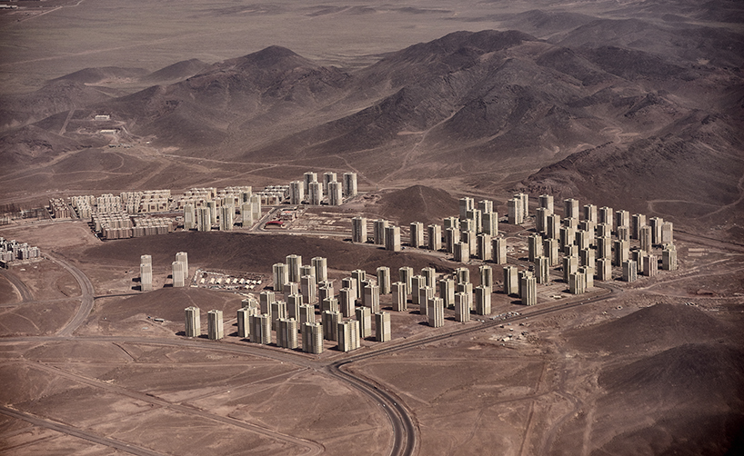 the starkness of iran's desert developments are captured by manuel alvarez diestro designboom