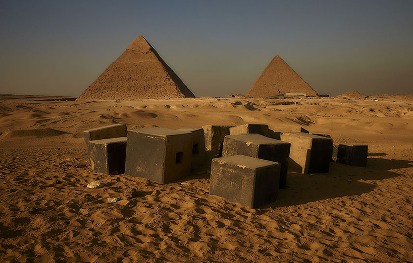 urban fabrics fuse with cemeteries in egyptian desert in manuel alvarez diestro’s photo series