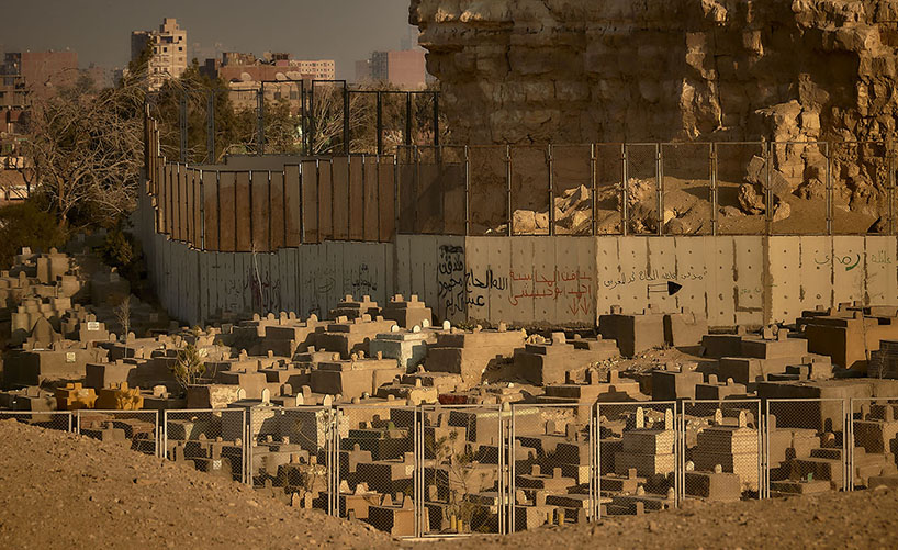 urban fabrics fuse with cemeteries in egyptian desert in manuel alvarez diestro’s photo series