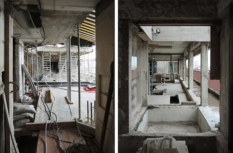 matteo cainer architects forêt urbaine parisian penthouse  designboom