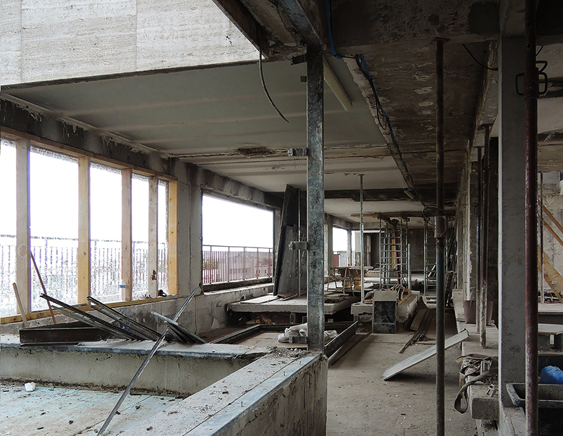 matteo cainer architects forêt urbaine parisian penthouse  designboom