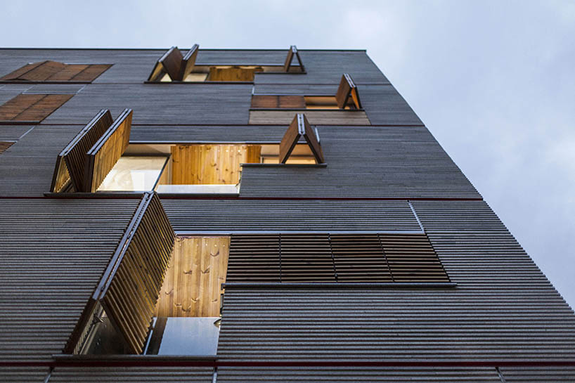 ayeneh office andarzgoo residential building tehran iran designboom