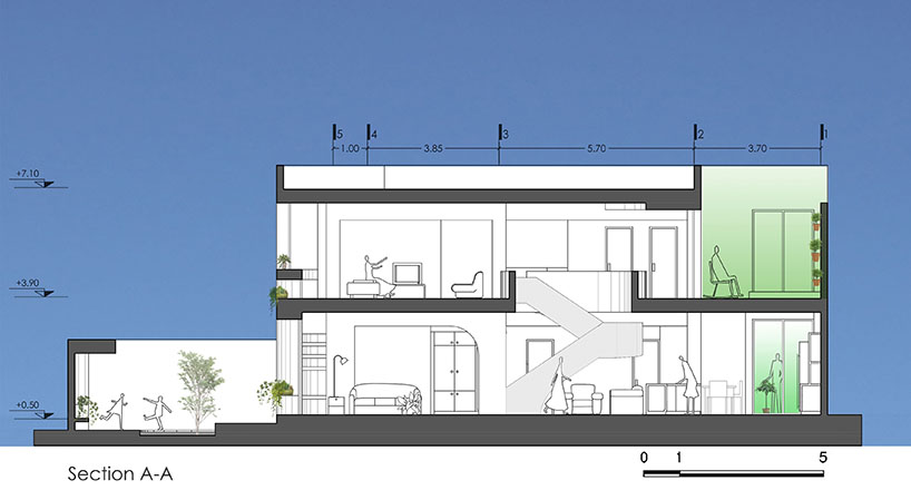 ayeneh office bahar house iran designboom