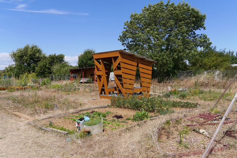 bruit du frigo le paradis vert community garden designboom