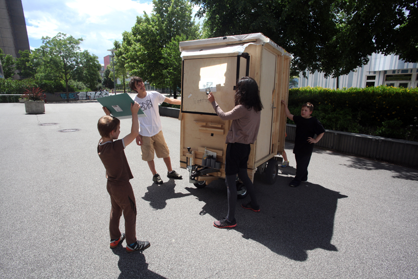 kinotour wagon bruit du frigo cinema pin hole designboom