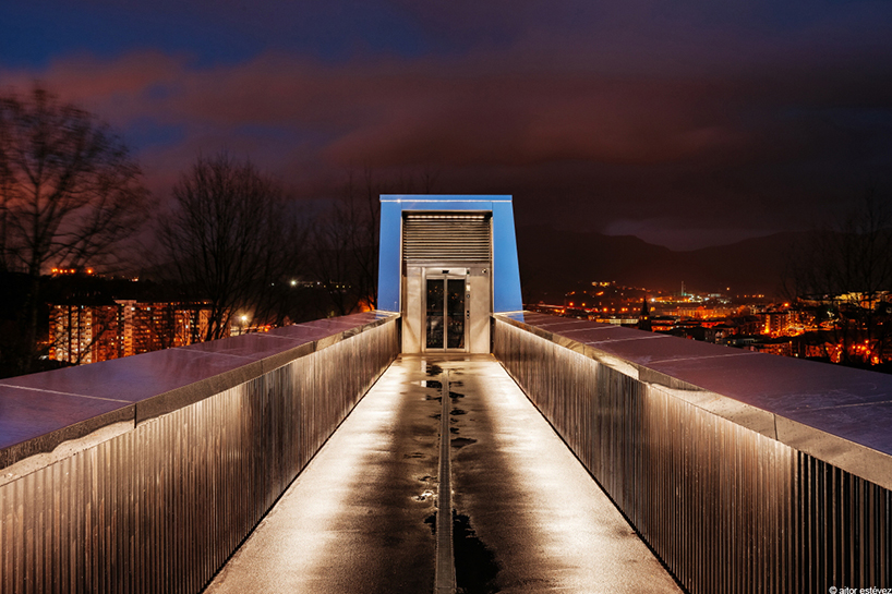 vaumm builds an 'urban elevator' to reconnect the spanish town of errenteria designboom