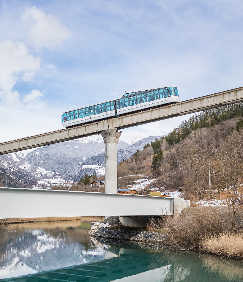 atelier 360 designs a fully glazed funicular in the french mountains 5