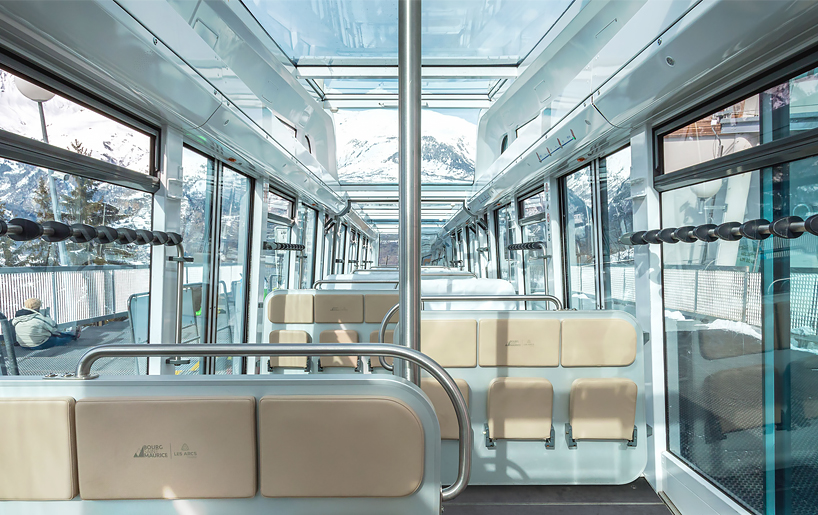 atelier 360 designs a fully glazed funicular in the french mountains 9