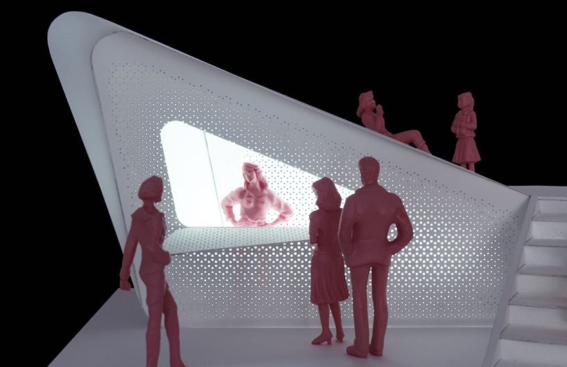 hyuntek yoon hugging kiosk proposal chicago architecture biennial designboom