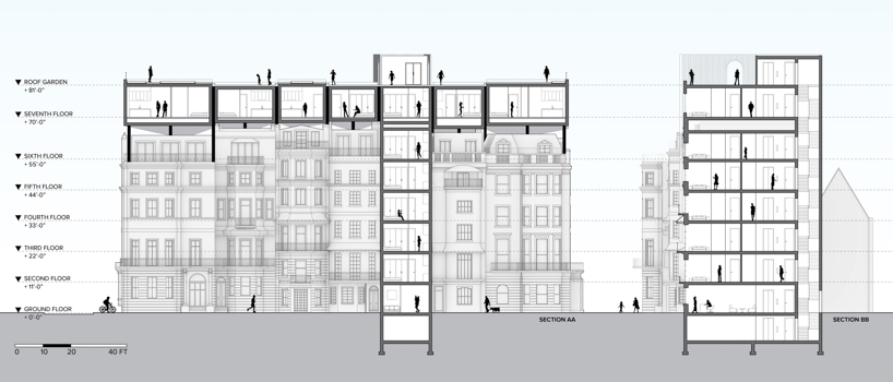 noyoon flipped house  the city above the city competition london designboom 