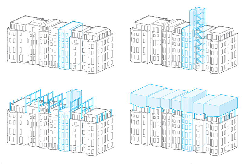 noyoon flipped house  the city above the city competition london designboom 