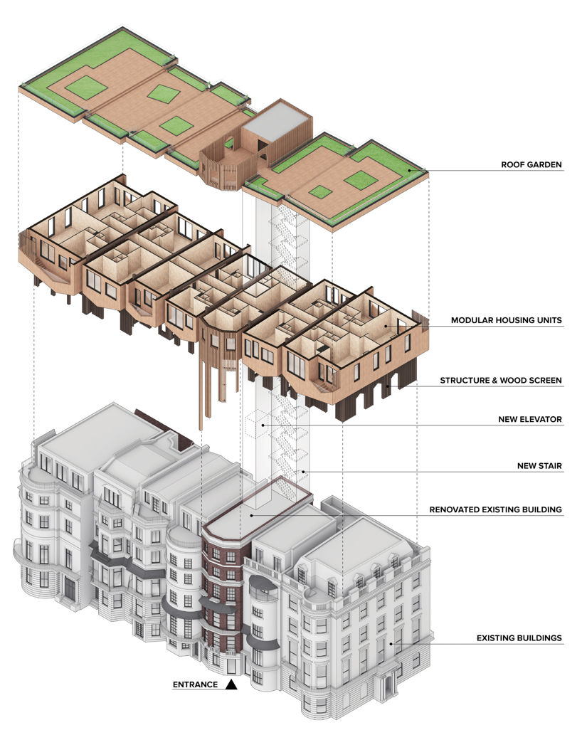 noyoon flipped house  the city above the city competition london designboom 