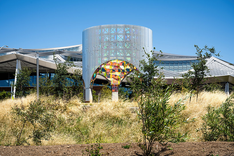 softlab creates a geode like pavilion for googles new headquarters in mountain view ca 1