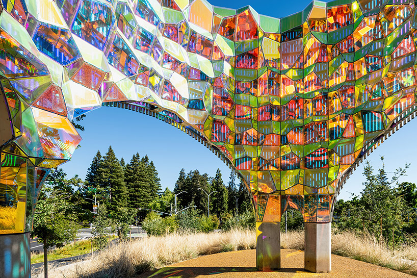 softlab creates a geode like pavilion for googles new headquarters in mountain view ca 6