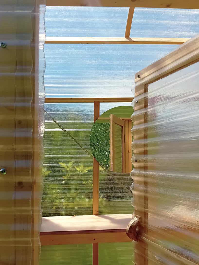 nico goebel's thegoodviewloo is a translucent bathroom in the spanish countryside