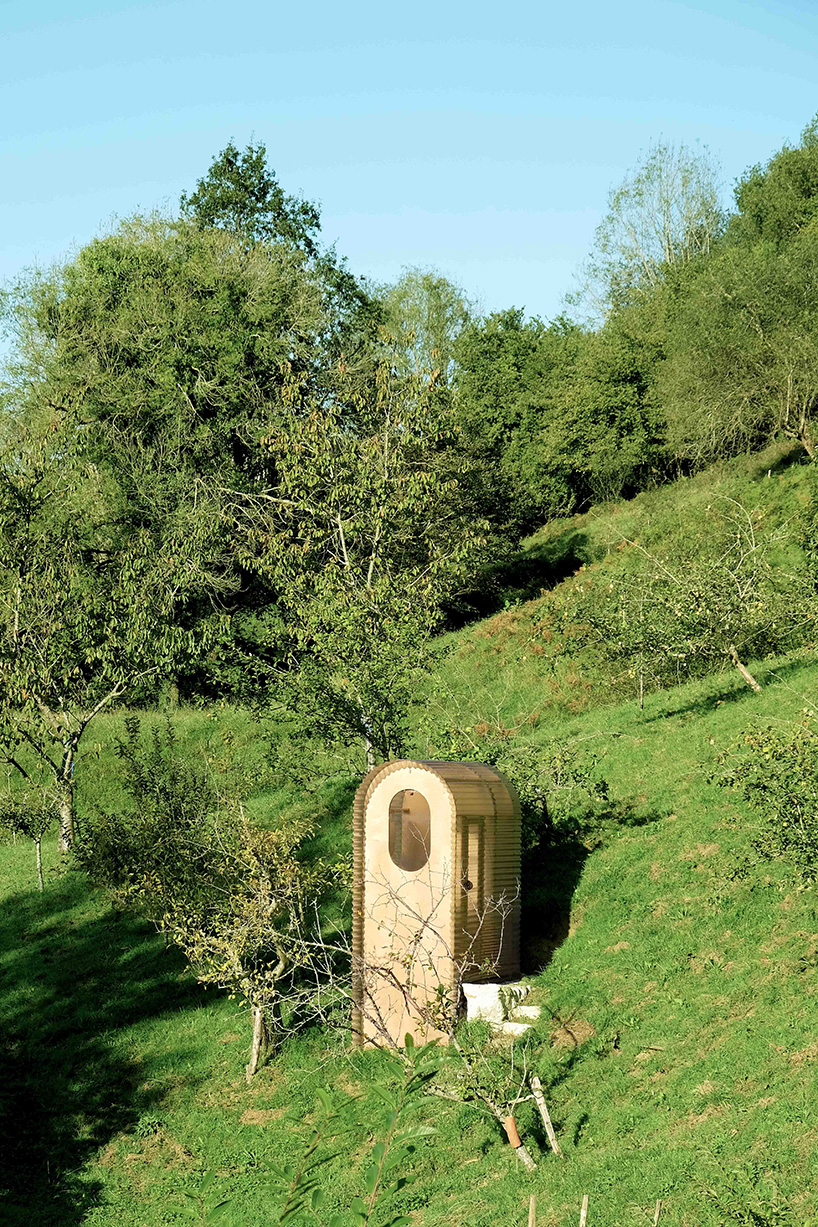 nico goebel's thegoodviewloo is a translucent bathroom in the spanish countryside