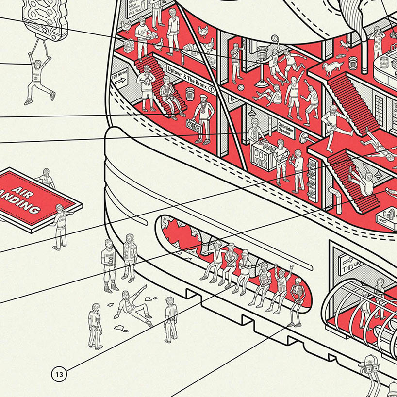 dorothy releases a cutaway print of NIKE's iconic air max 1 designboom
