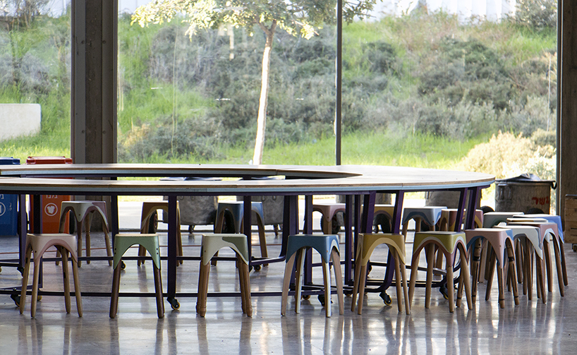 maor aharon matter of motion stools designboom 