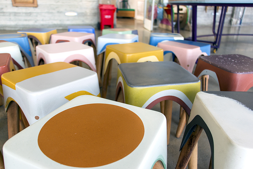 maor aharon matter of motion stools designboom 
