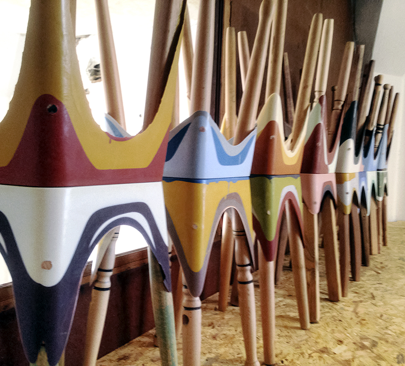 maor aharon matter of motion stools designboom 
