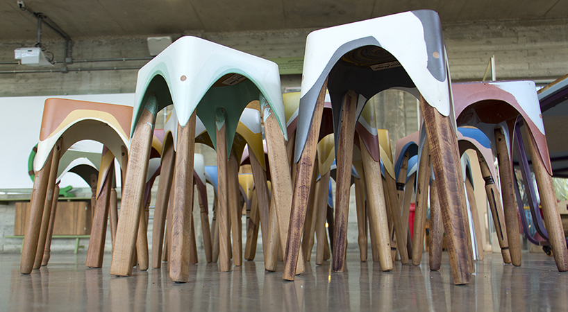 maor aharon matter of motion stools designboom 