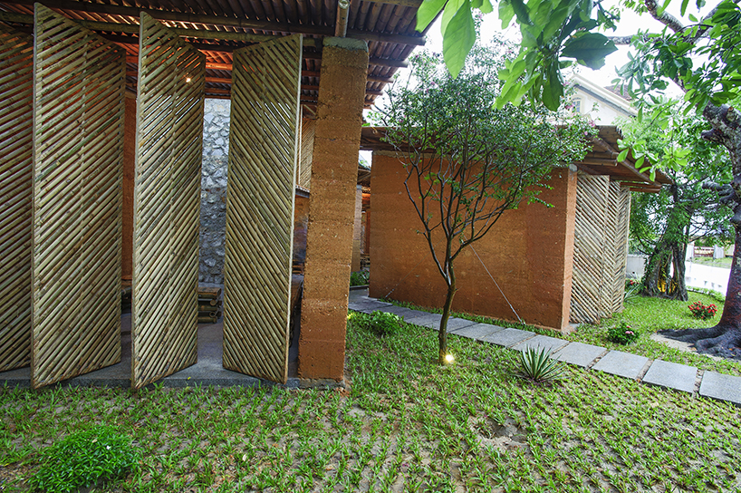 H&P architects: sustainable bamboo, earth and stone pavilion - 6
