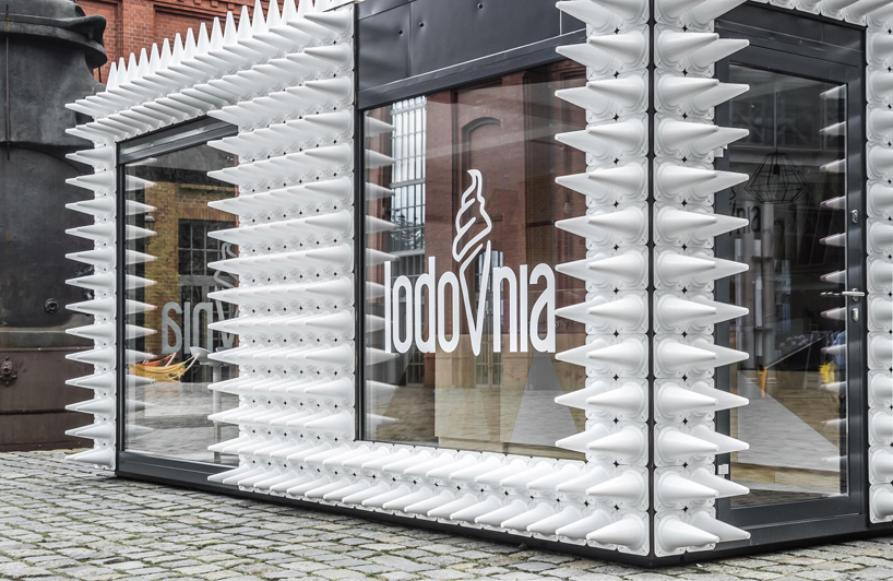mode:lina lodovnia ice cream shop designboom
