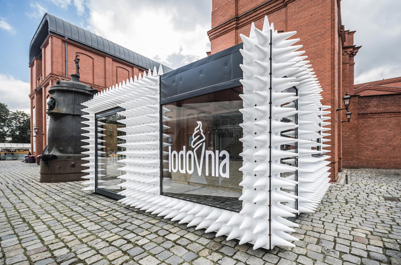 mode:lina lodovnia ice cream shop designboom