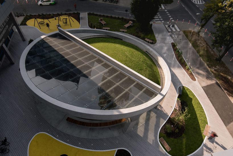 amphitheater brain embassy a new symbol of business part of warsaw 9