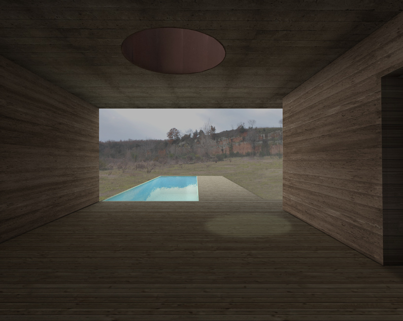 house in the rock romano adolini civita italy designboom