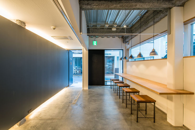 fuminori maemi architect office renovates cafe634 in tokyo - 2