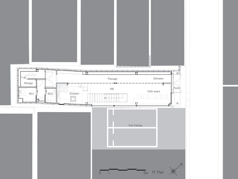 fuminori maemi architect office renovates cafe634 in tokyo - 3